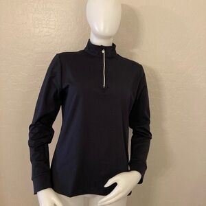 Retired ZYIA Active Black Half Zip Pullover Size Medium